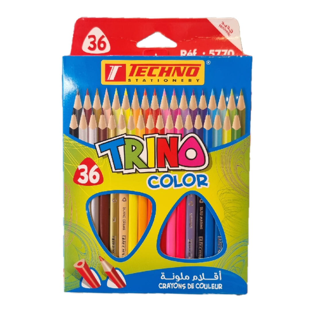 Crayons de couleurs de 36 Techno 5770