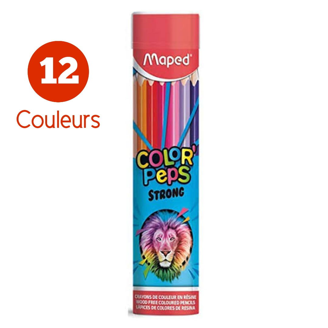 Crayons de couleurs de 12 "Boite" Maped 862744