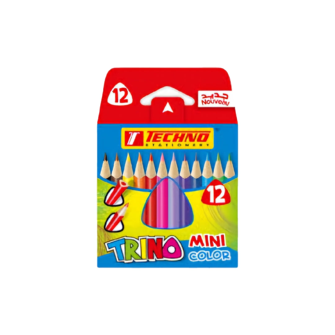 Crayons de couleurs de 12 Mini Techno 5294