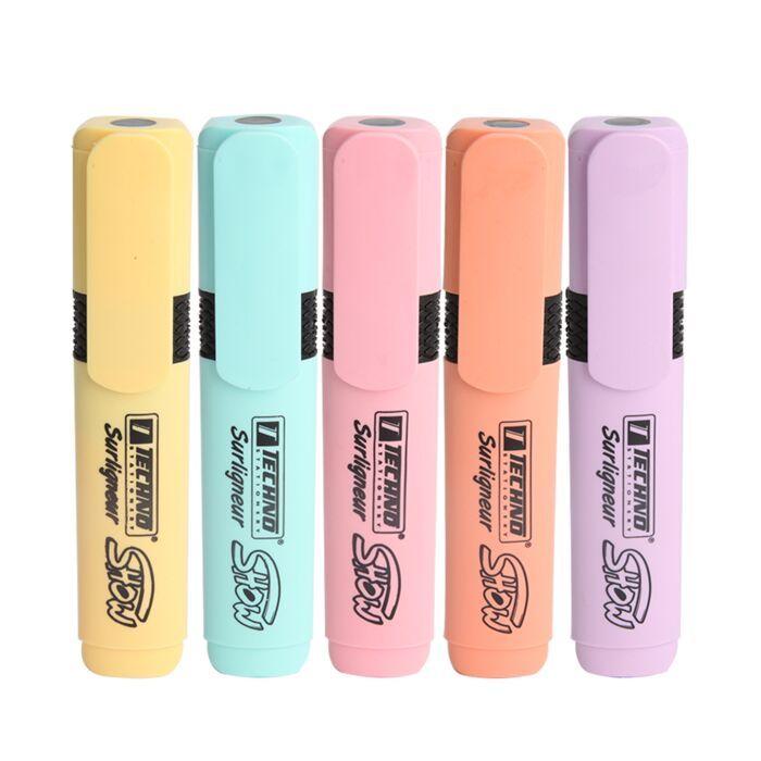 Surligneur pastel Techno