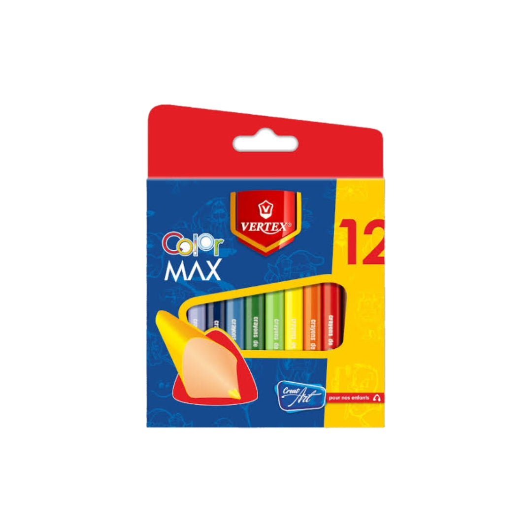 Crayons de couleurs de 12 Mini Vertex vs-0402