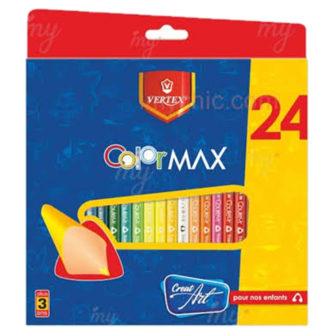 Crayons de couleurs de 24 Vertex vs-0412
