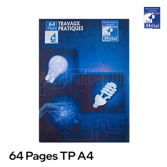 Cahier TP 64 Pages A4 Hillal