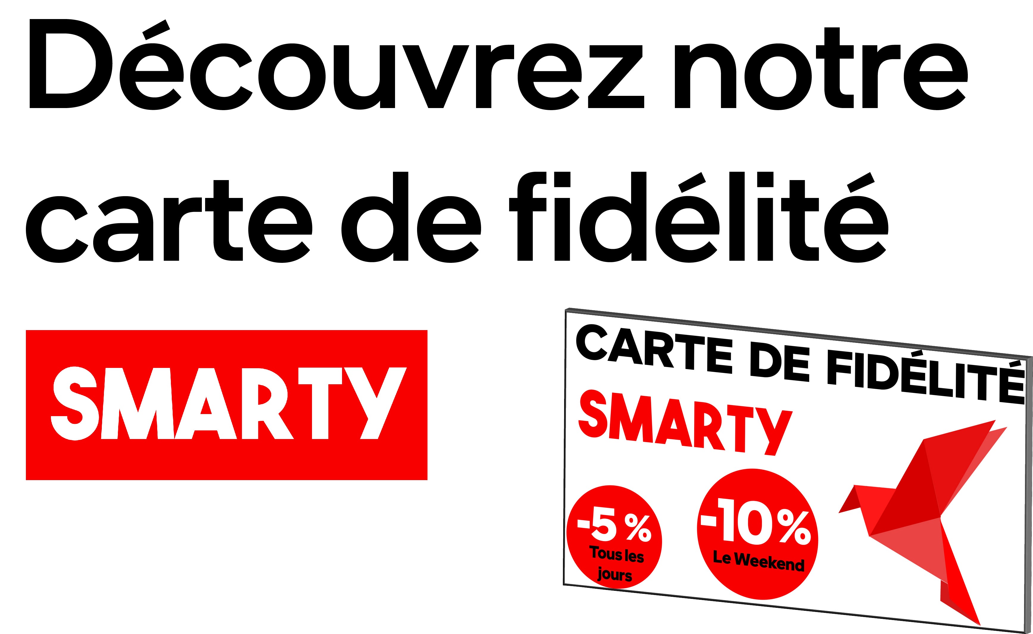 Charger la vidéo : Découvrez notre carte de fidélité SMARTY