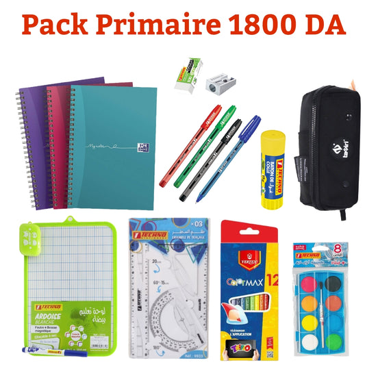 Pack affaires scolaires pour primaire