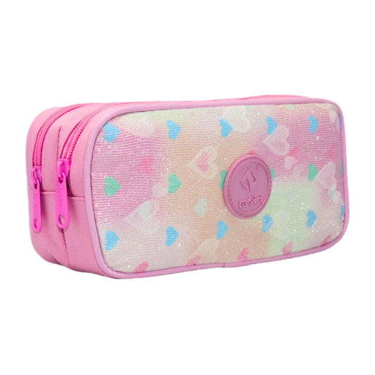 Trousse pailletté 2 poches TZ0906