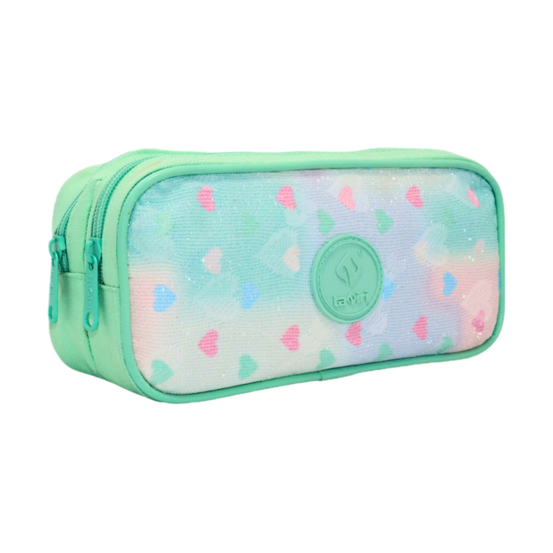 Trousse pailletté 2 poches TZ0906