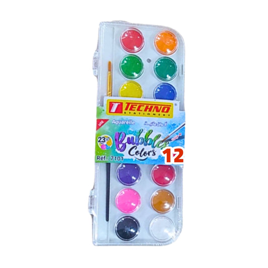 Peinture à eau bubbles  de 12 Techno 7100