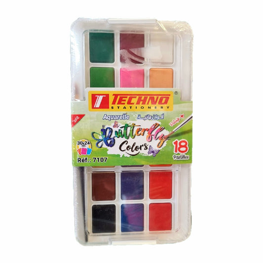Peinture à eau de 18 Techno 7107