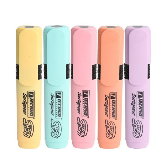 Surligneur pastel Techno