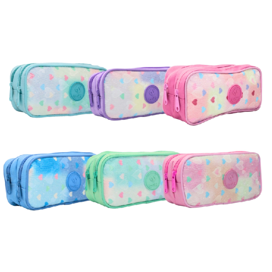 Trousse pailletté 2 poches TZ0906