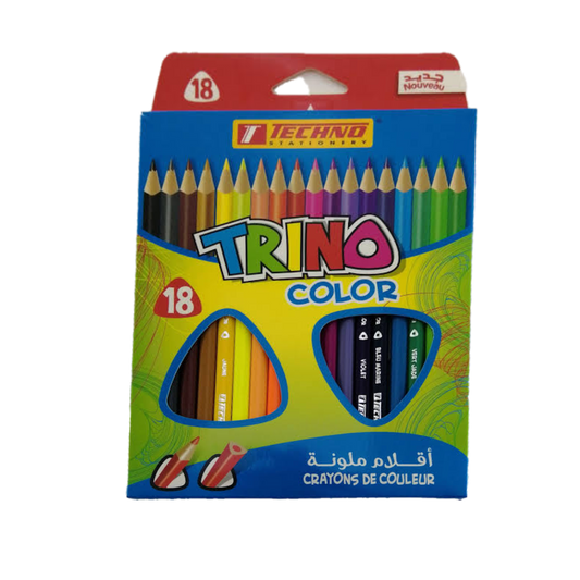 Crayons de couleurs de 18 Techno 4374