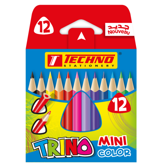 Crayons de couleurs de 12 Mini Techno 5294