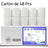 Carton de rouleaux thermique 