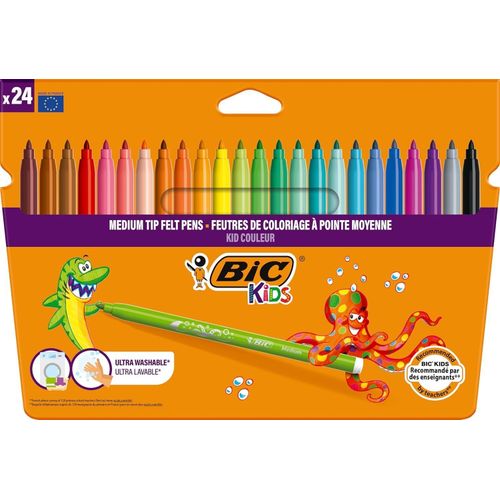 Feutres couleurs de 24 Bic kids
