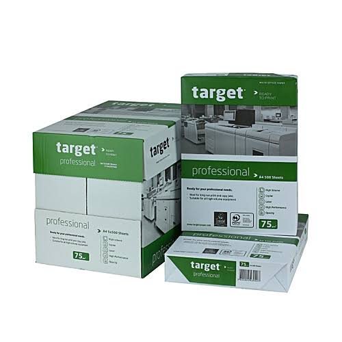 Carton rame de papier 80g Target (5 Rames)