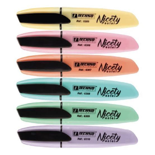 Surligneur pastel Techno nicety