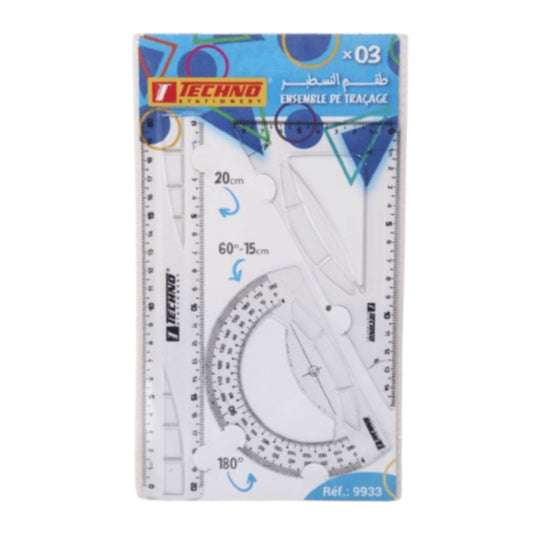 Kit de traçage 3 pcs Techno 9933