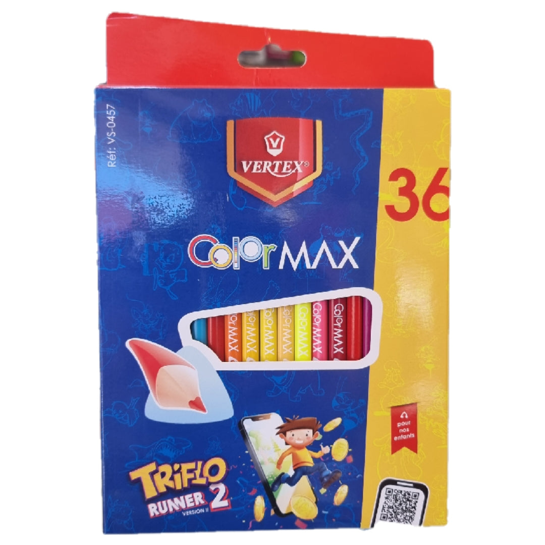 Crayons de couleurs de 36 Vertex vs-0457